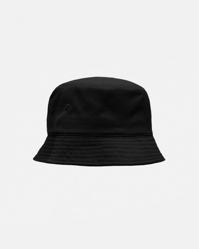 Stussy Deep Bucket Hat SS Link - Unisex Pretas | APTDF47916