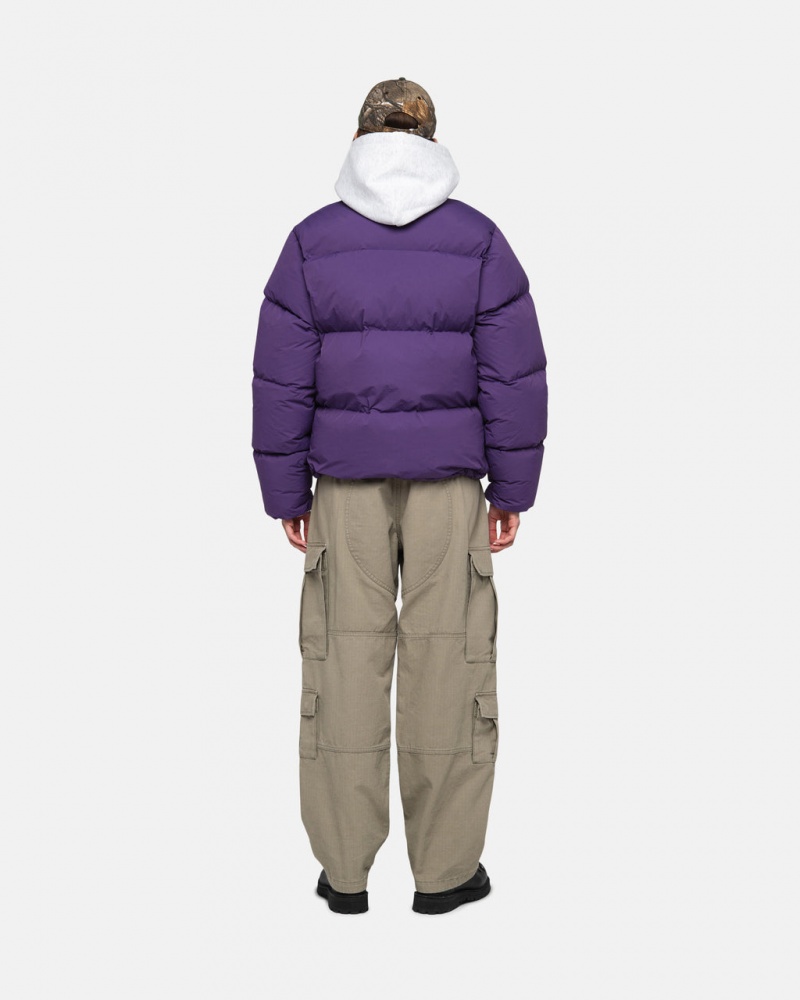 Stussy Down Puffer Nylon - Unisex Jackets Roxo | LPTSX16621