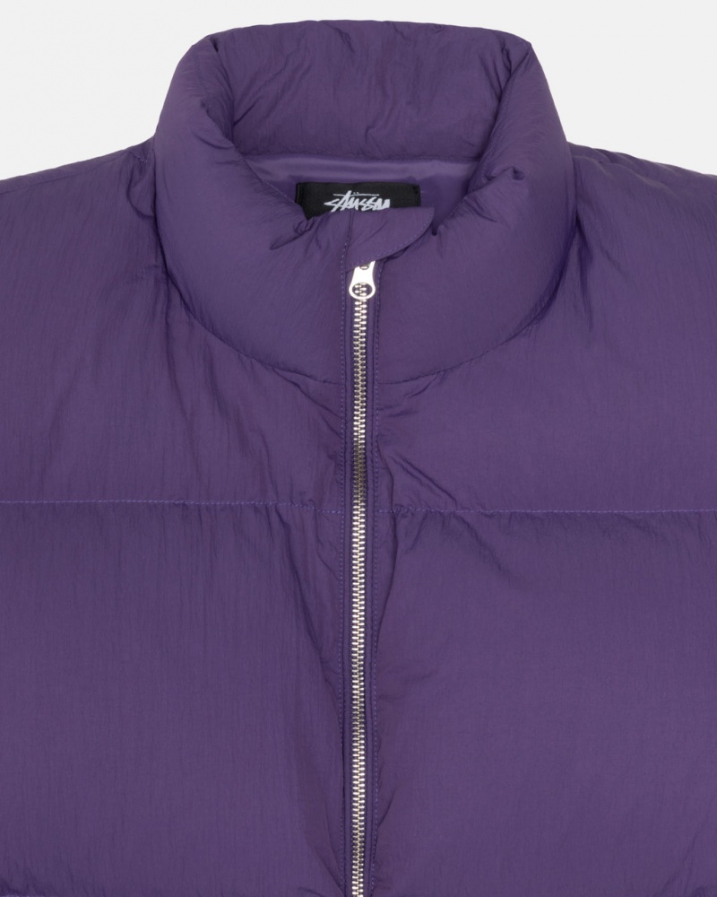 Stussy Down Puffer Nylon - Unisex Jackets Roxo | LPTSX16621