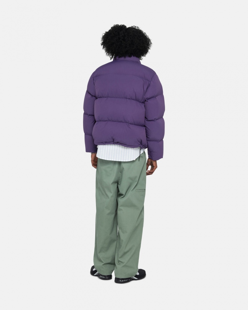 Stussy Down Puffer Nylon - Unisex Jackets Roxo | LPTSX16621