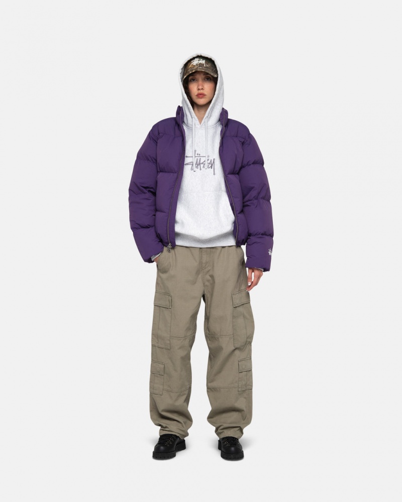 Stussy Down Puffer Nylon - Unisex Jackets Roxo | LPTSX16621