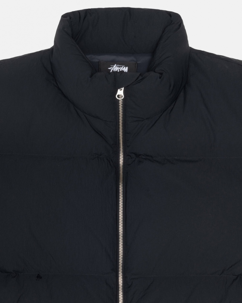 Stussy Down Puffer Nylon - Unisex Jackets Pretas | PTZDE55821