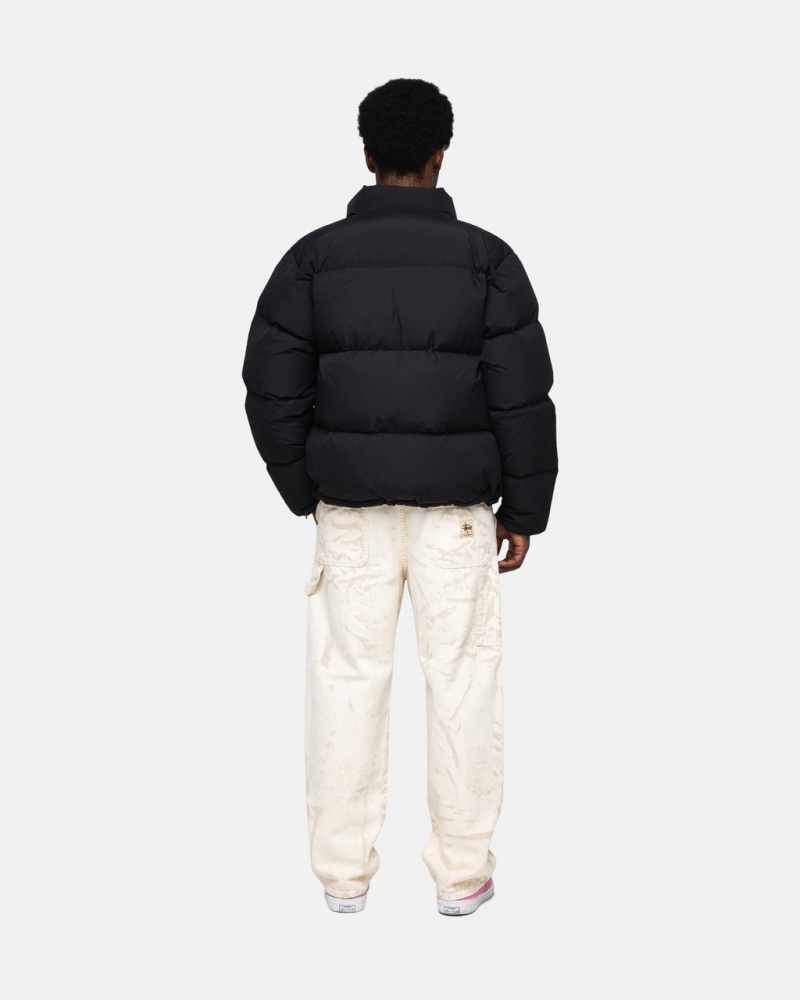 Stussy Down Puffer Nylon - Unisex Jackets Pretas | PTZDE55821