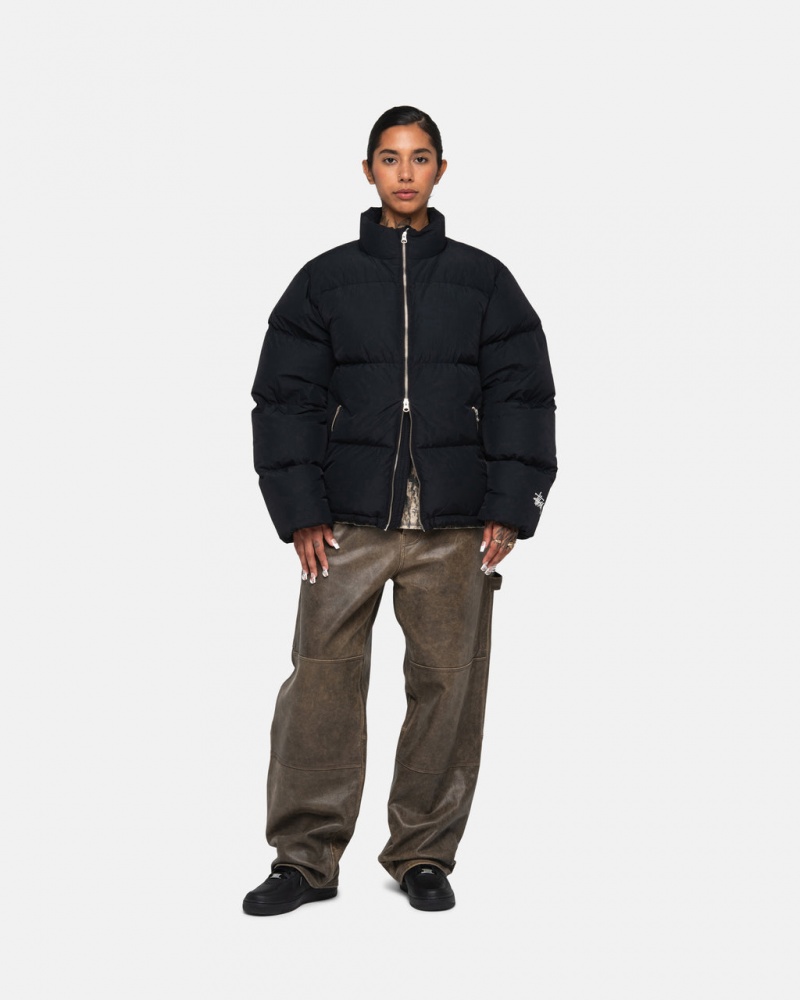 Stussy Down Puffer Nylon - Unisex Jackets Pretas | PTZDE55821