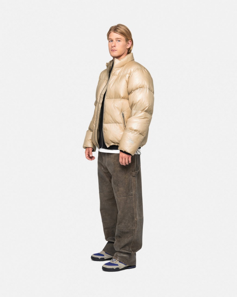 Stussy Down Puffer Parachute Ripstop - Unisex Jackets Douradas | PTZDE95397