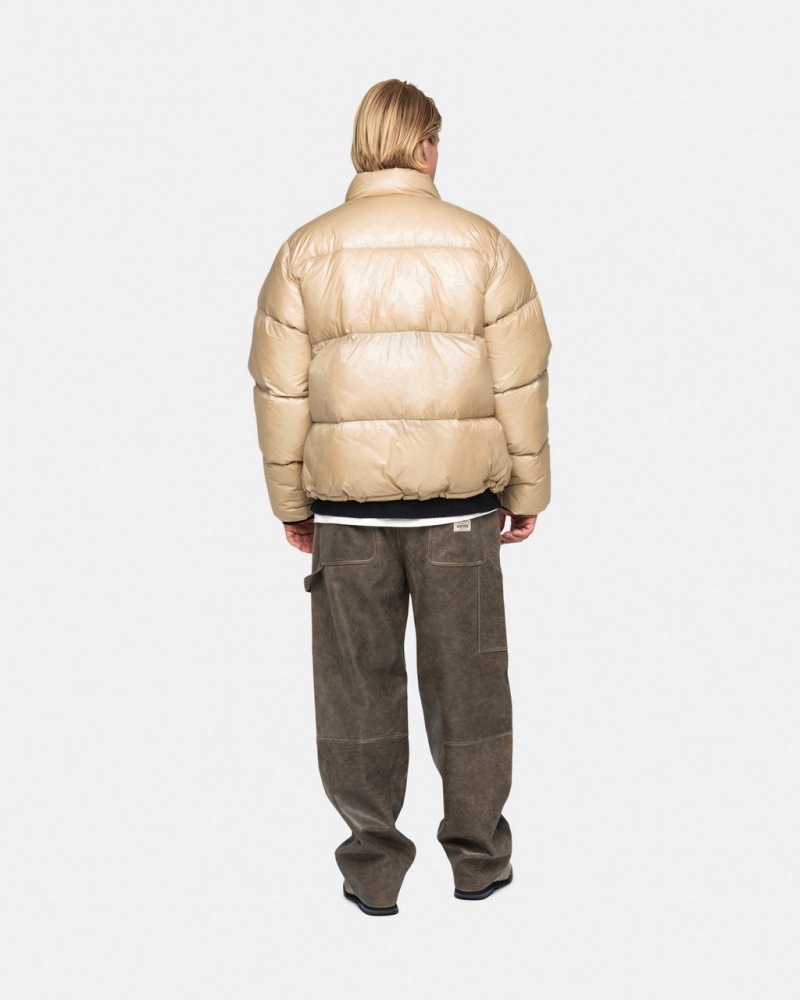 Stussy Down Puffer Parachute Ripstop - Unisex Jackets Douradas | PTZDE95397