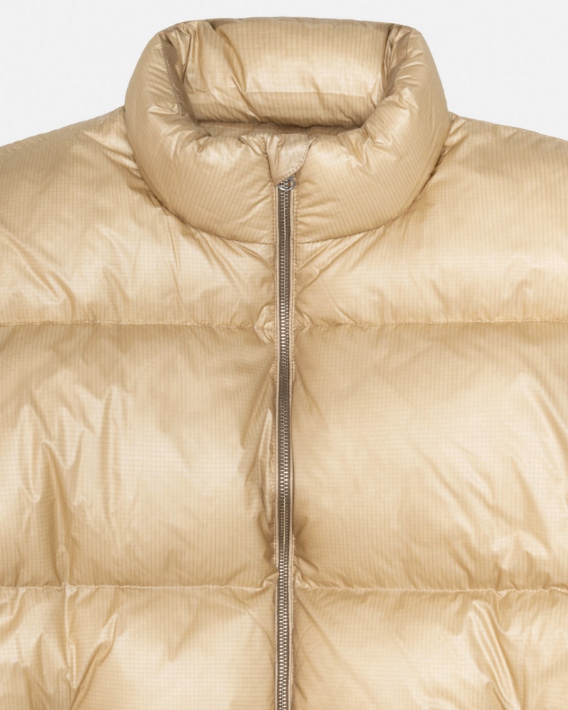 Stussy Down Puffer Parachute Ripstop - Unisex Jackets Douradas | PTZDE95397