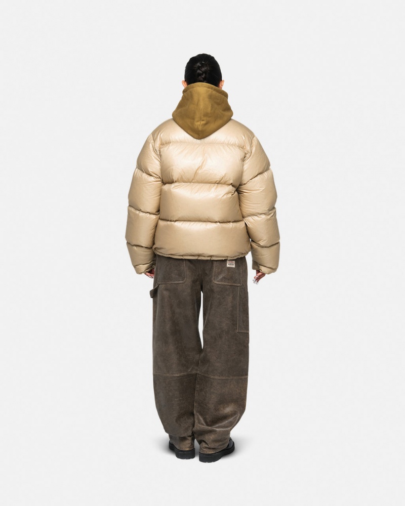 Stussy Down Puffer Parachute Ripstop - Unisex Jackets Douradas | PTZDE95397