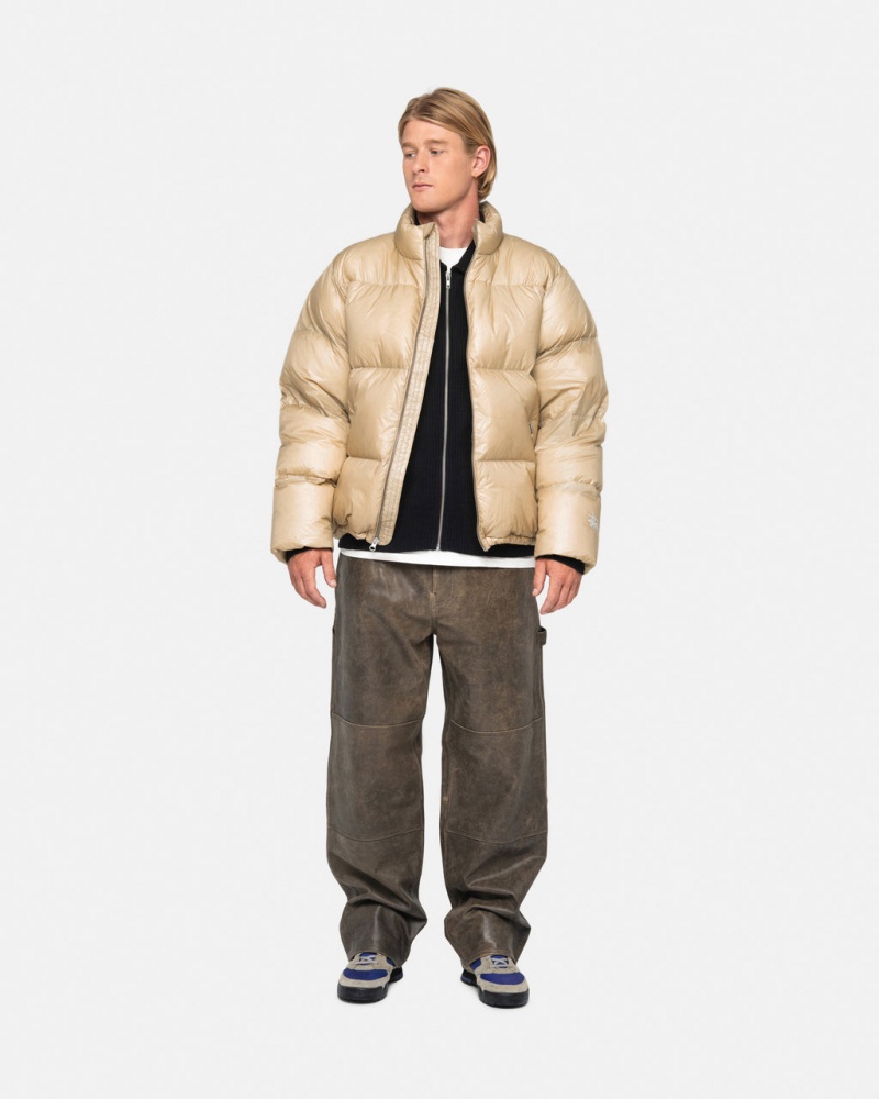 Stussy Down Puffer Parachute Ripstop - Unisex Jackets Douradas | PTZDE95397