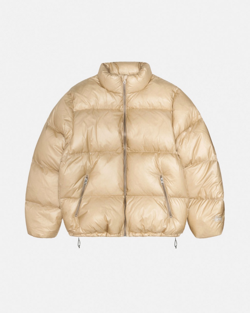 Stussy Down Puffer Parachute Ripstop - Unisex Jackets Douradas | PTZDE95397