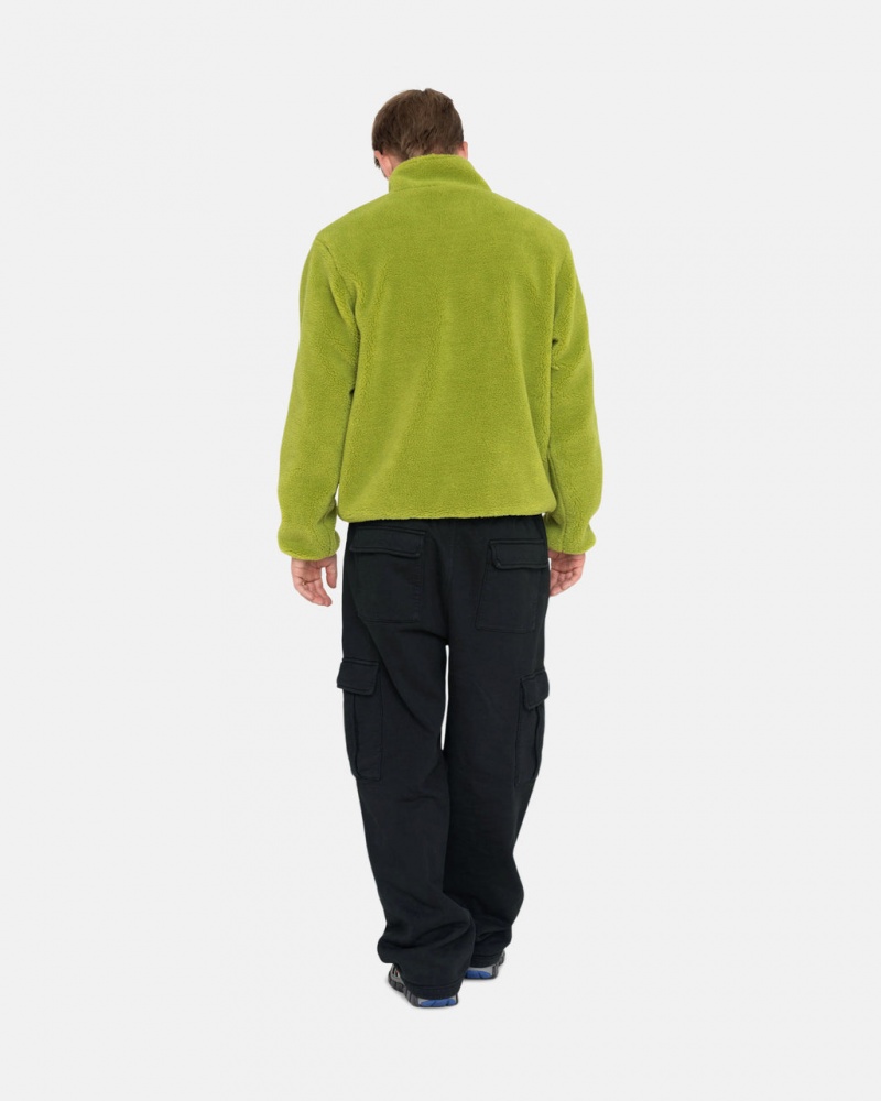 Stussy Esportivos Cargo Fleece Pant - Mens Pants Pretas | PTEGJ48951