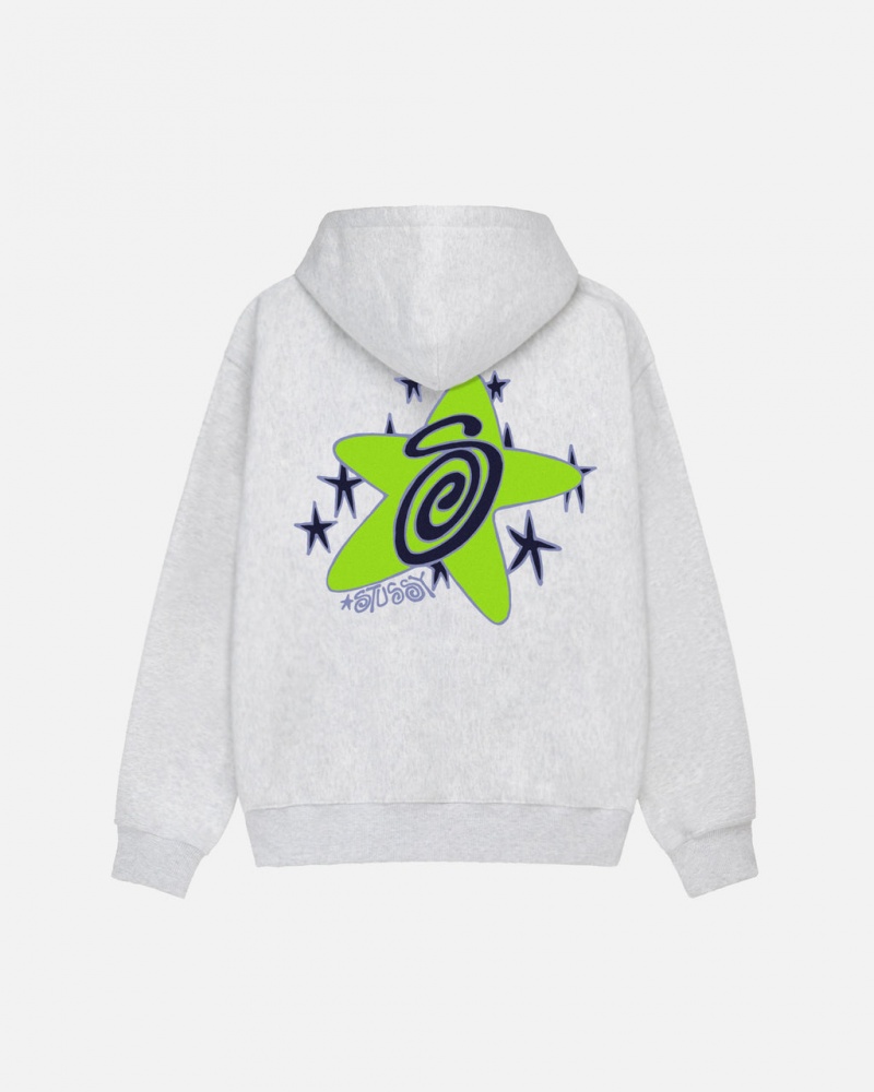 Stussy Galaxy Hoodie - Unisex Hoodies Cinzentas | ZPTNQ66640