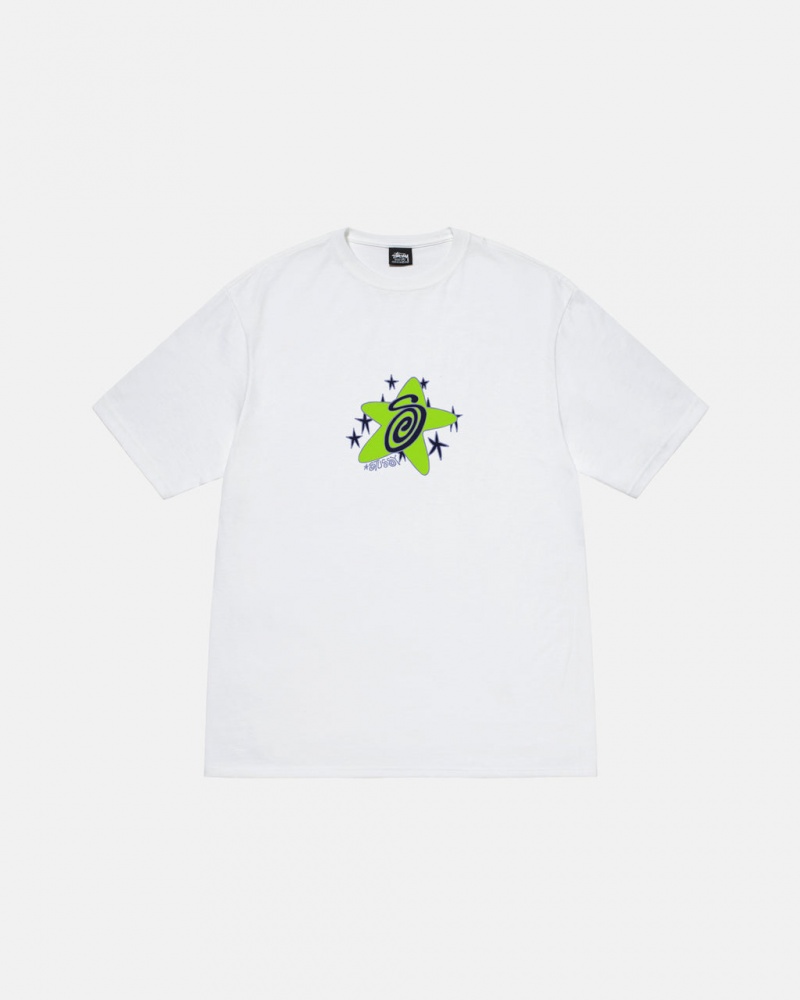 Stussy Galaxy Tee - Unisex Shortsleeve Branco | PTNEJ25559