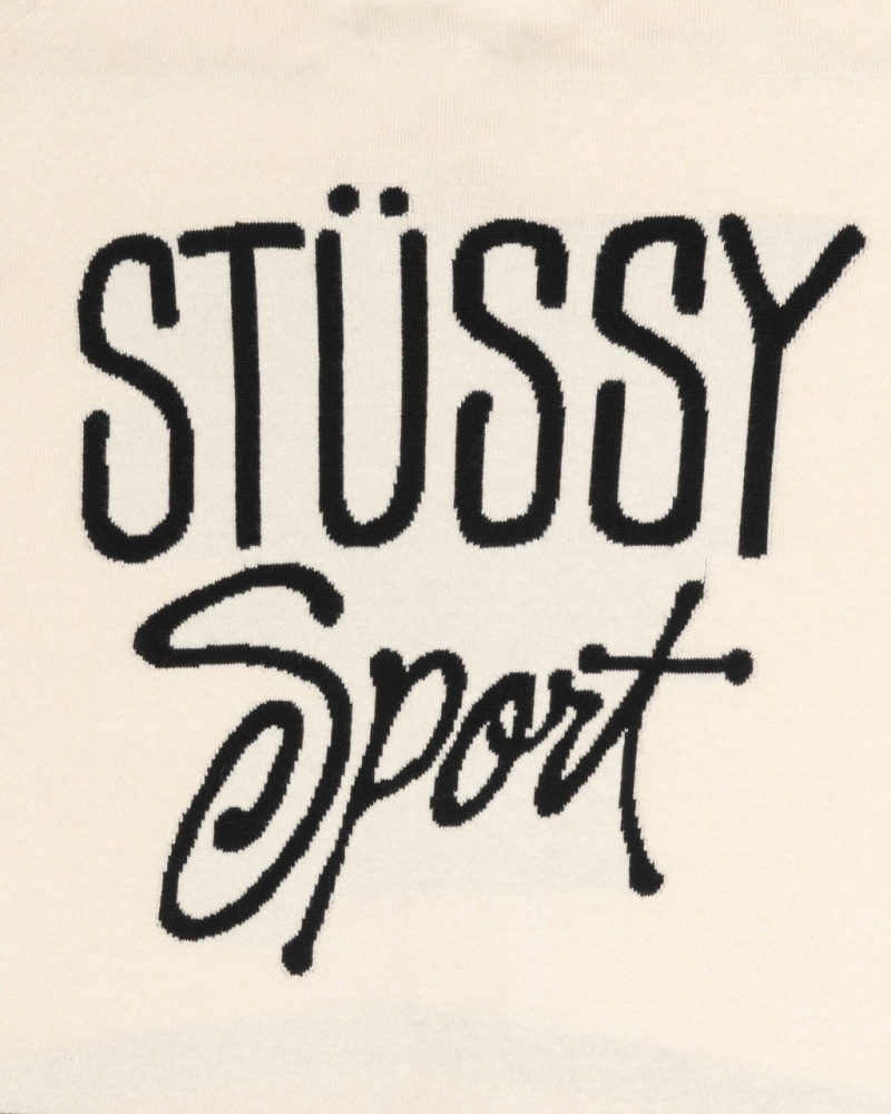 Stussy Hockey Moletom - Unisex Sweaters Bege | PTNEJ70202