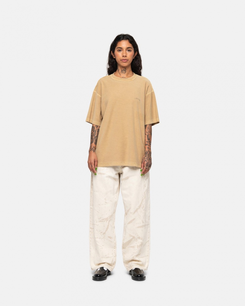 Stussy Lazy Tee - Unisex Longsleeve Douradas | PTNEJ48260