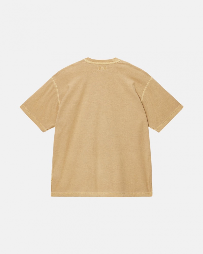 Stussy Lazy Tee - Unisex Longsleeve T-Shirts Douradas | PTDYB38395