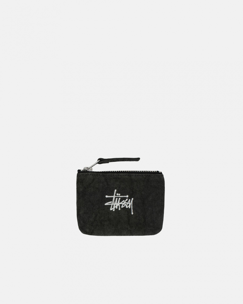 Stussy Lona Coin Pouch - Unisex Bags Pretas | PTJKU20469