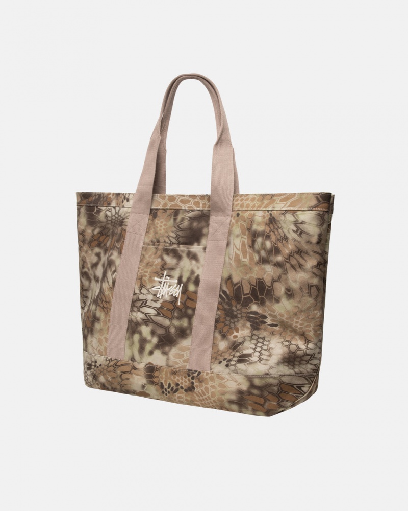 Stussy Lona Extra Large Tote Bag - Unisex Bags Marrom | PTXBR91210