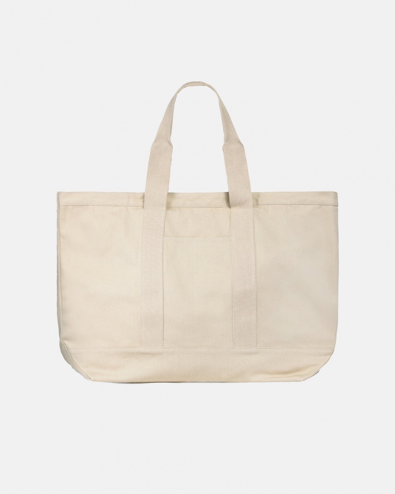 Stussy Lona Extra Large Tote Bag - Unisex Bags Bege | BPTSD51635