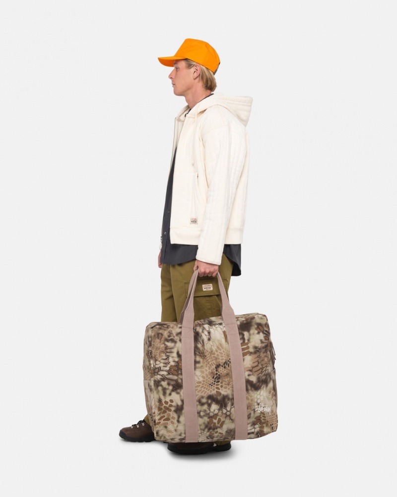 Stussy Lona Flight Bag - Unisex Bags Marrom | SPTVO45334