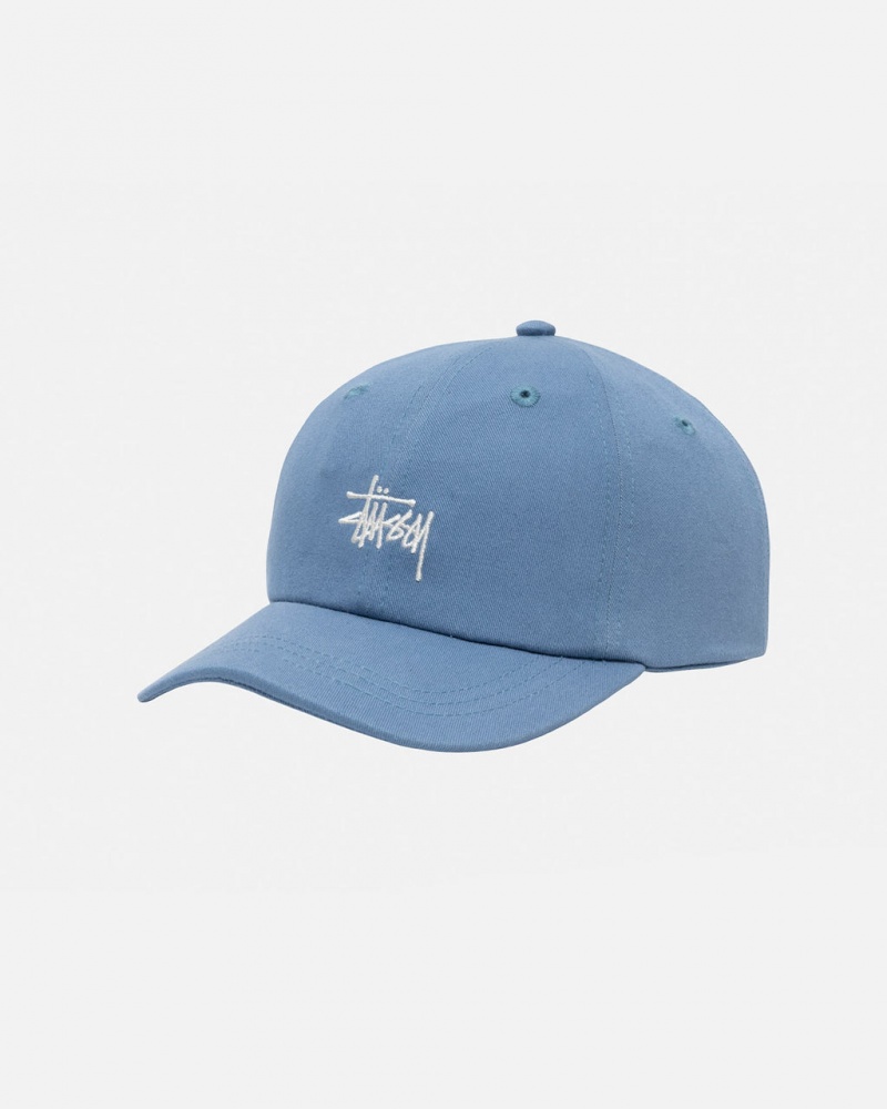 Stussy Low Pro Basic Stock Strapback - Unisex Azuis | DPTVO63228