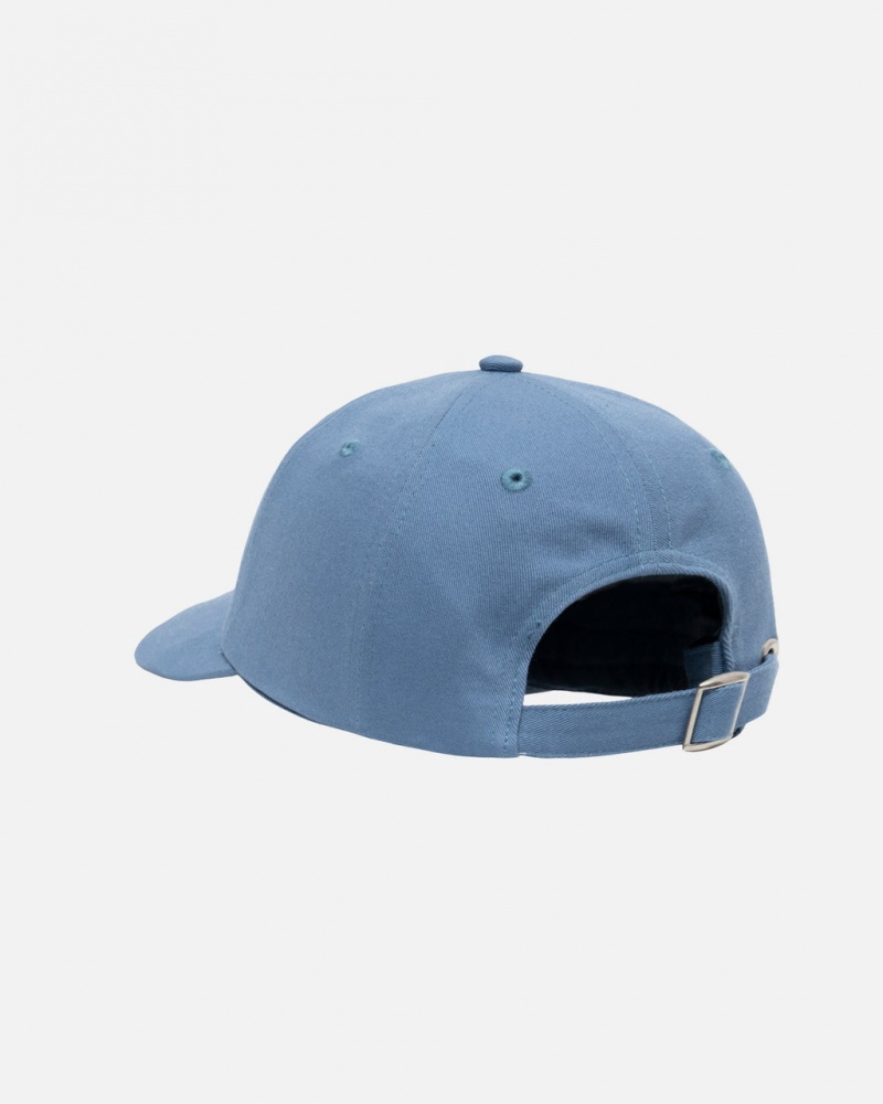 Stussy Low Pro Basic Stock Strapback - Unisex Azuis | DPTVO63228