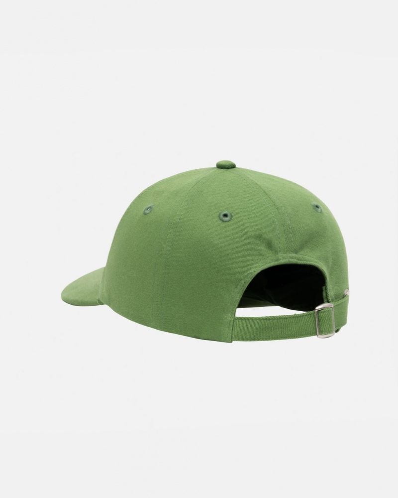 Stussy Low Pro Basic Stock Strapback - Unisex Verdes | QPTUV67828