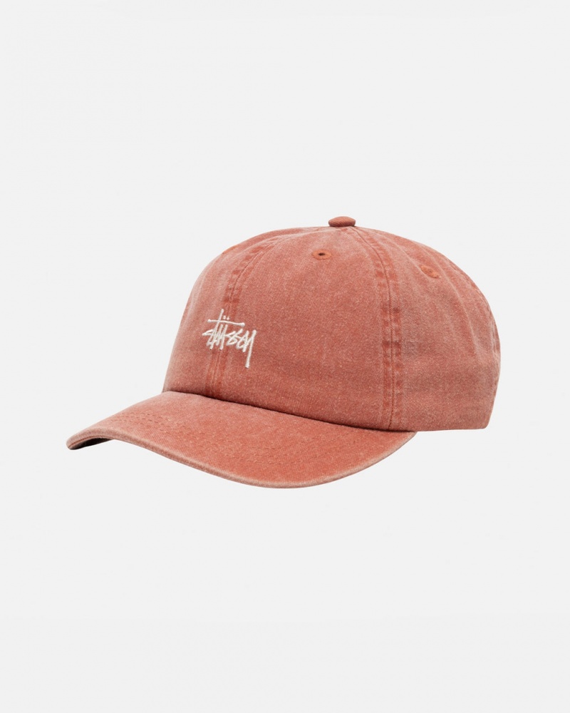 Stussy Low Pro Basic Washed Strapback - Unisex Marrom | FPTHY52942