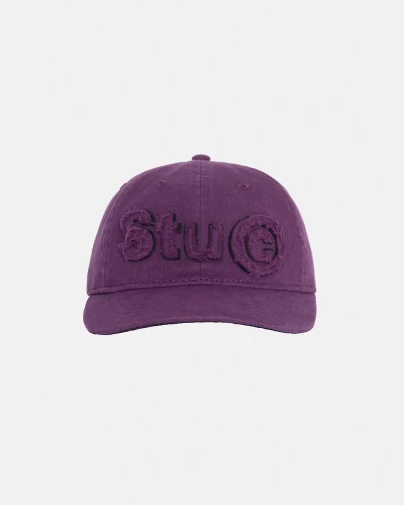 Stussy Low Pro Copyright Applique Strapback - Unisex Roxo | DPTKV50403