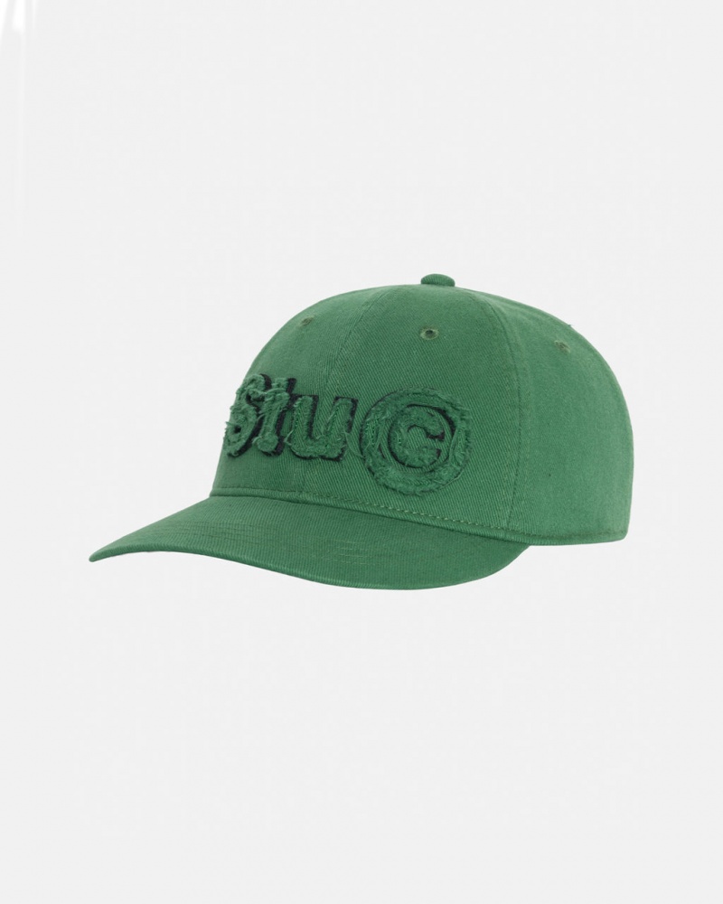 Stussy Low Pro Copyright Applique Strapback - Unisex Verdes | SPTNY54103