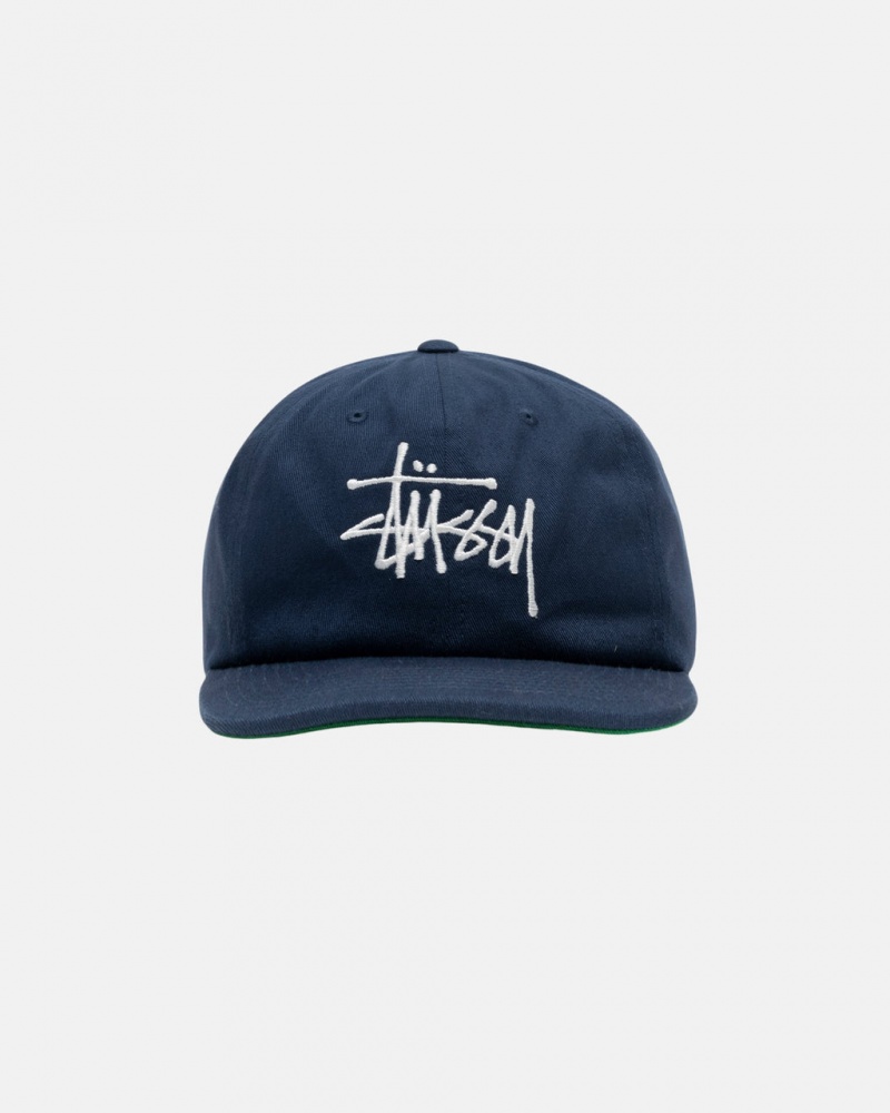 Stussy Medio-Depth Basic Strapback - Unisex Azul Marinho | PTJBT90213