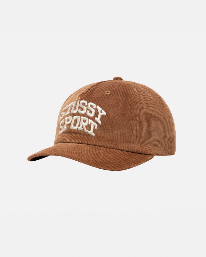 Stussy Medio-Depth Esportivos Arch Strapback - Unisex Marrom | QPTWA17038