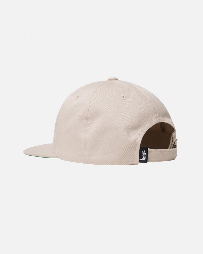 Stussy Medio-Depth Stu Arch Strapback - Unisex Caqui | DPTKV80557