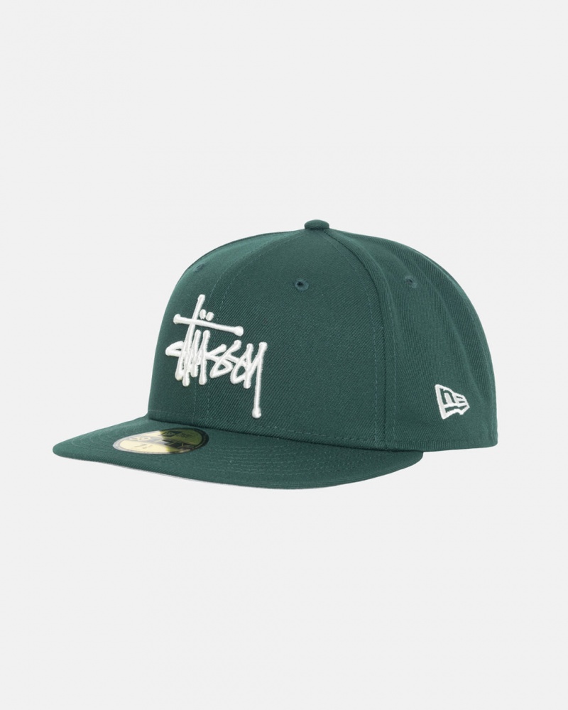 Stussy New Era 59Fifty Authentic - Unisex Verdes | PTQCS15094