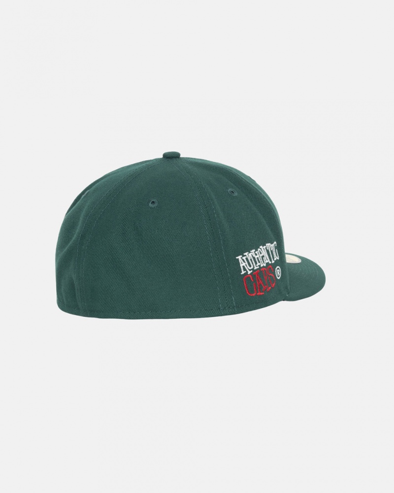 Stussy New Era 59Fifty Authentic - Unisex Verdes | PTQCS15094