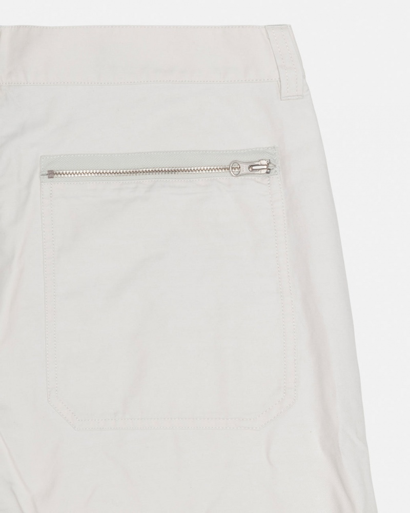 Stussy Nyco Flight Pant - Unisex Jeans Pants Creme | PTJKU60653