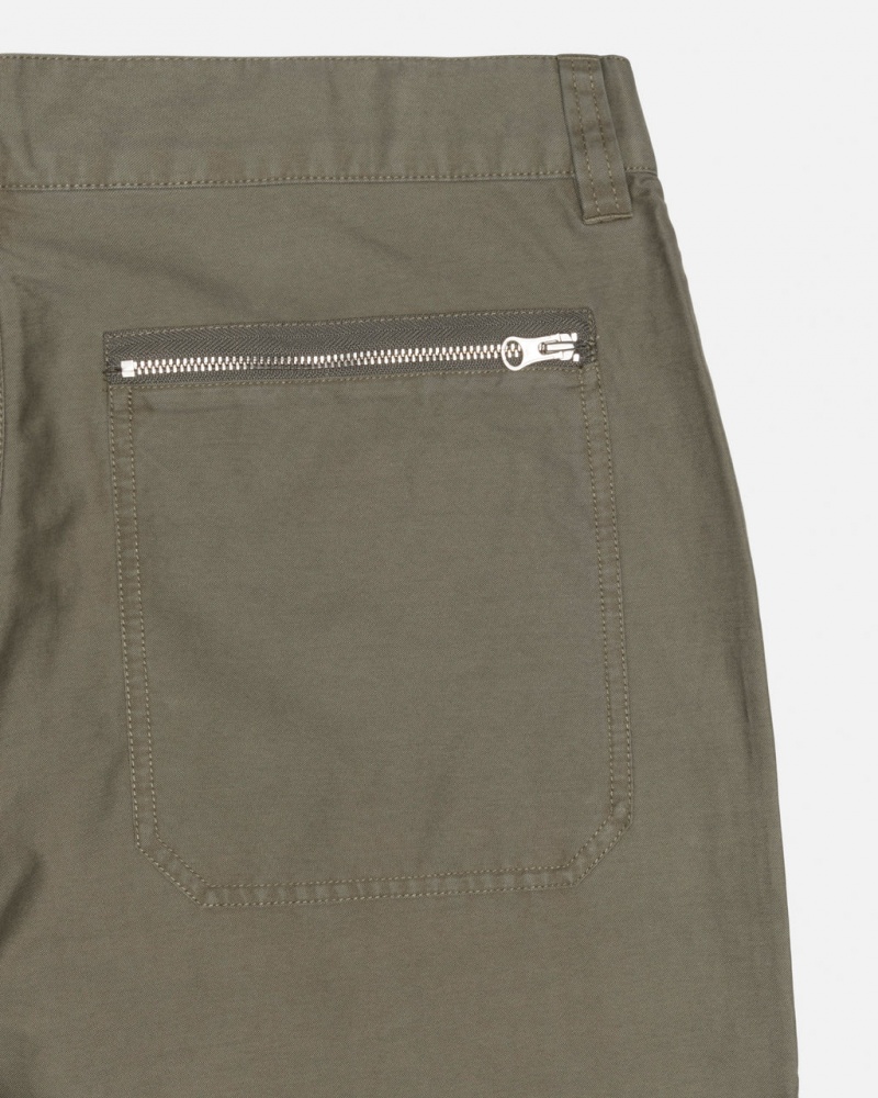 Stussy Nyco Flight Pant - Unisex Jeans Pants Verde Oliva | BPTSO90506