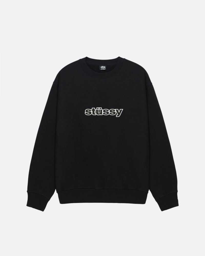 Stussy SS-Link Crew - Unisex Hoodies Pretas | UPTND20998