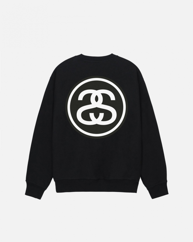 Stussy SS-Link Crew - Unisex Hoodies Pretas | UPTND20998