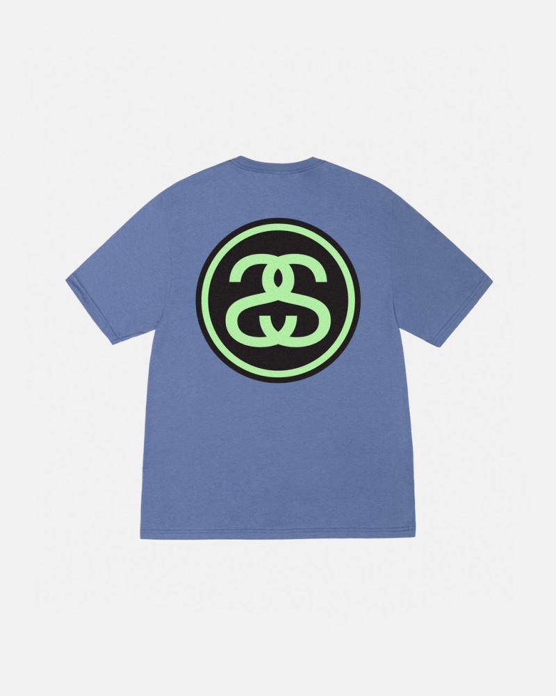 Stussy SS-Link Tee - Unisex Shortsleeve Azuis | PTDYB45290