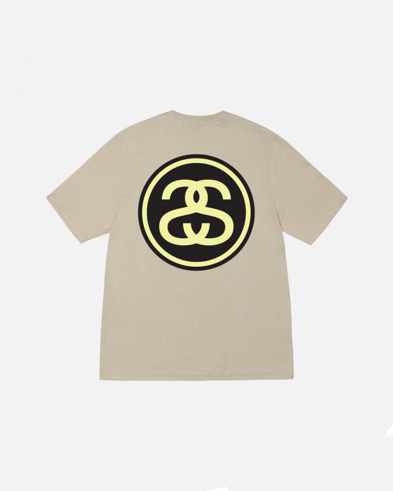 Stussy SS-Link Tee - Unisex Shortsleeve Caqui | PTDYB88618