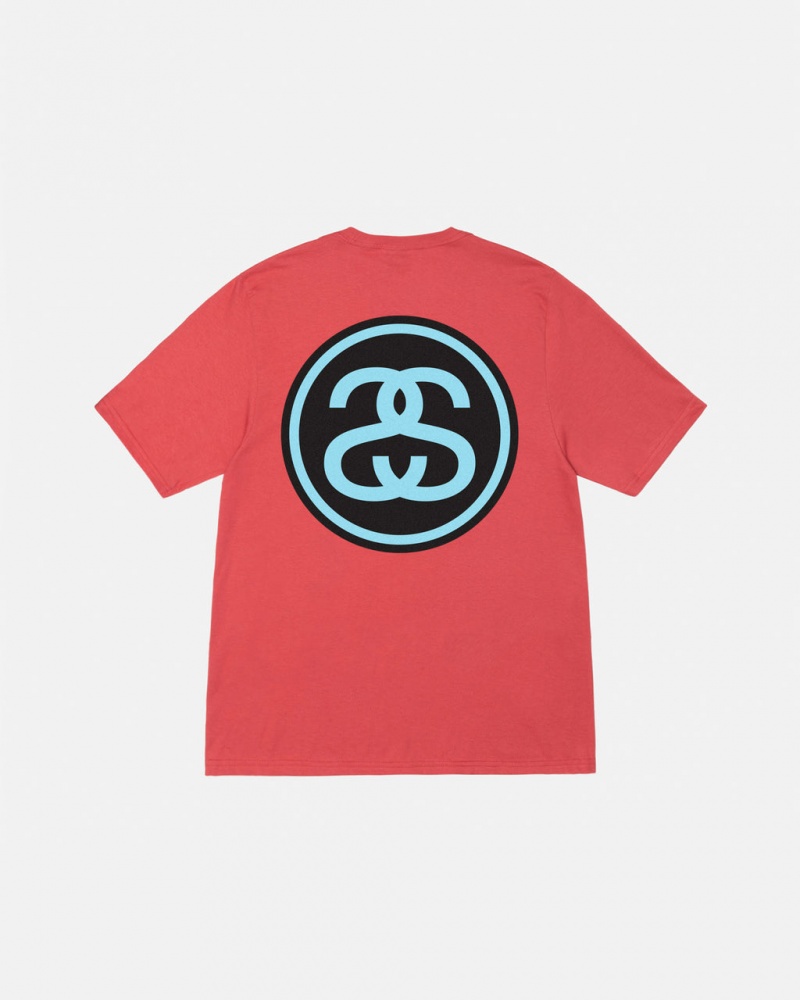 Stussy SS-Link Tee - Unisex Shortsleeve Vermelhas | TPTPQ67509