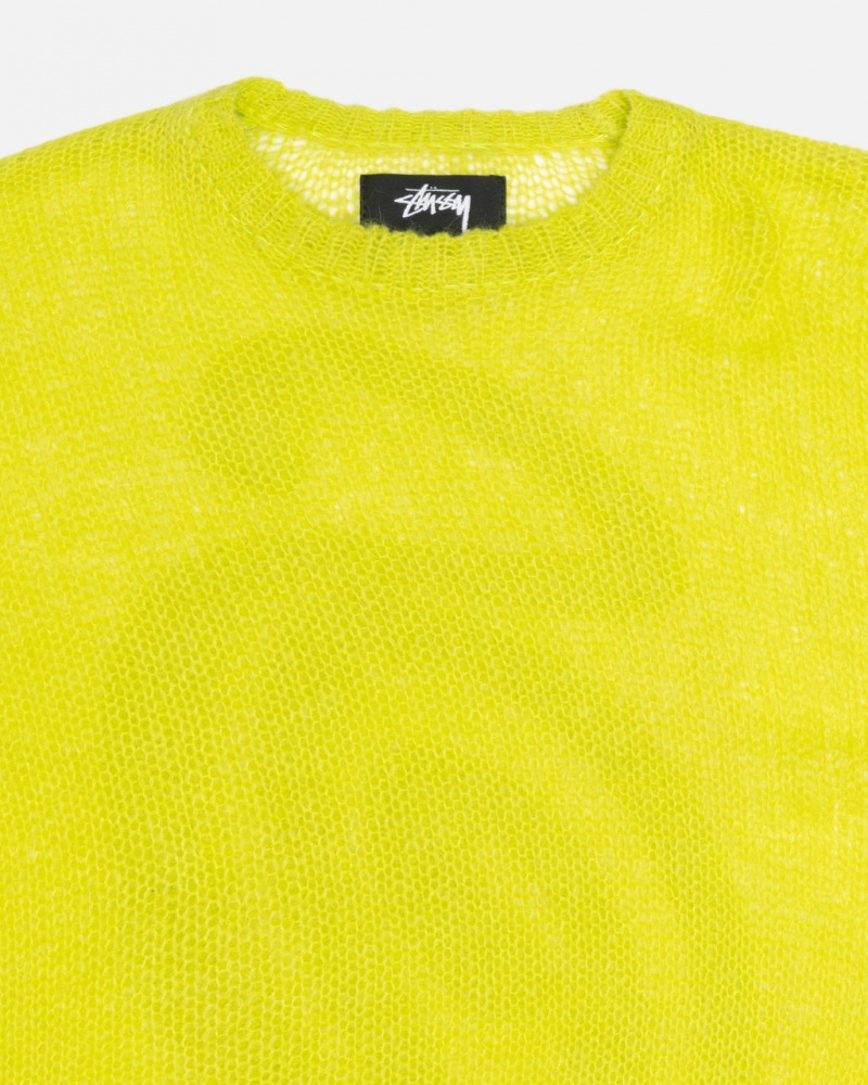 Stussy S Loose Knit Moletom - Unisex Sweaters Luz Verdes | PTEGJ70336