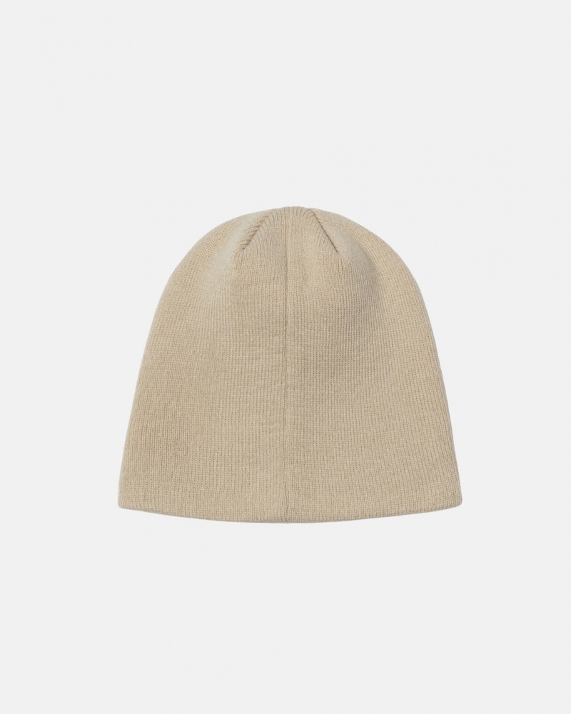 Stussy Skullcap Basic - Unisex Creme | PTJKU83538