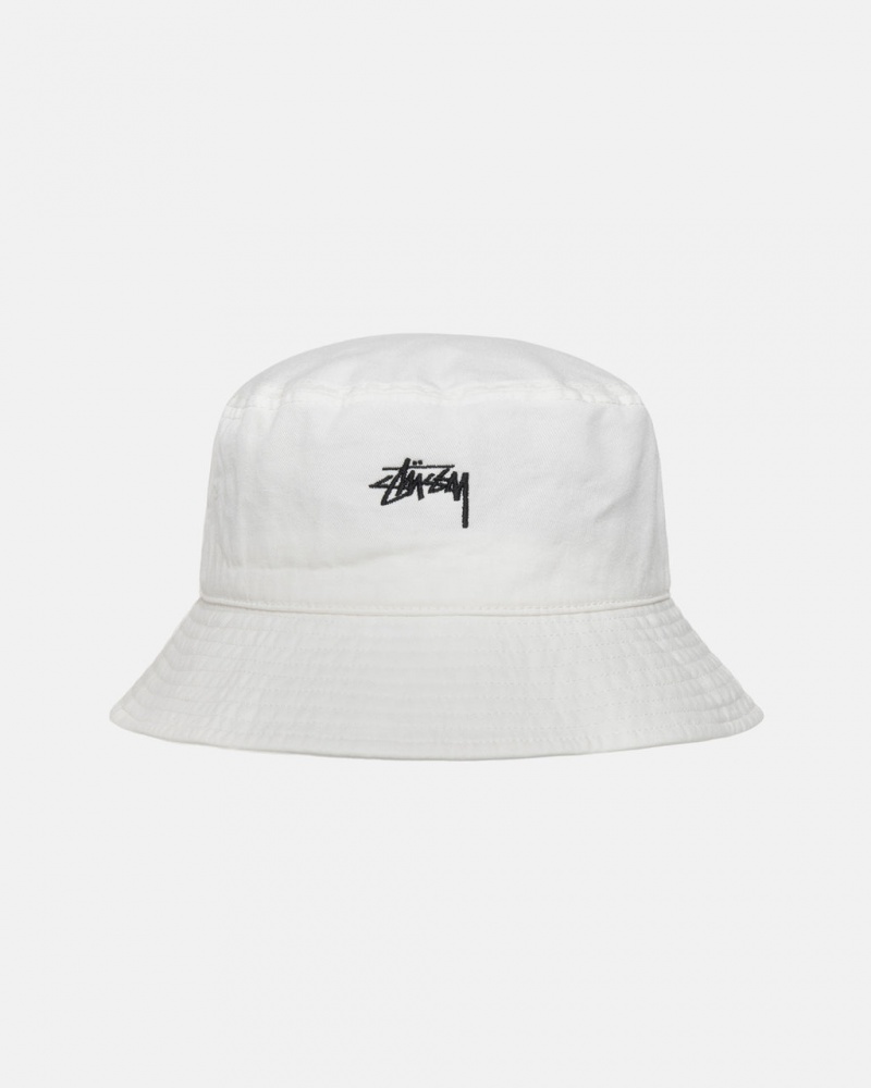 Stussy Stock Bucket Hat - Mens Bege | PTQAV48560