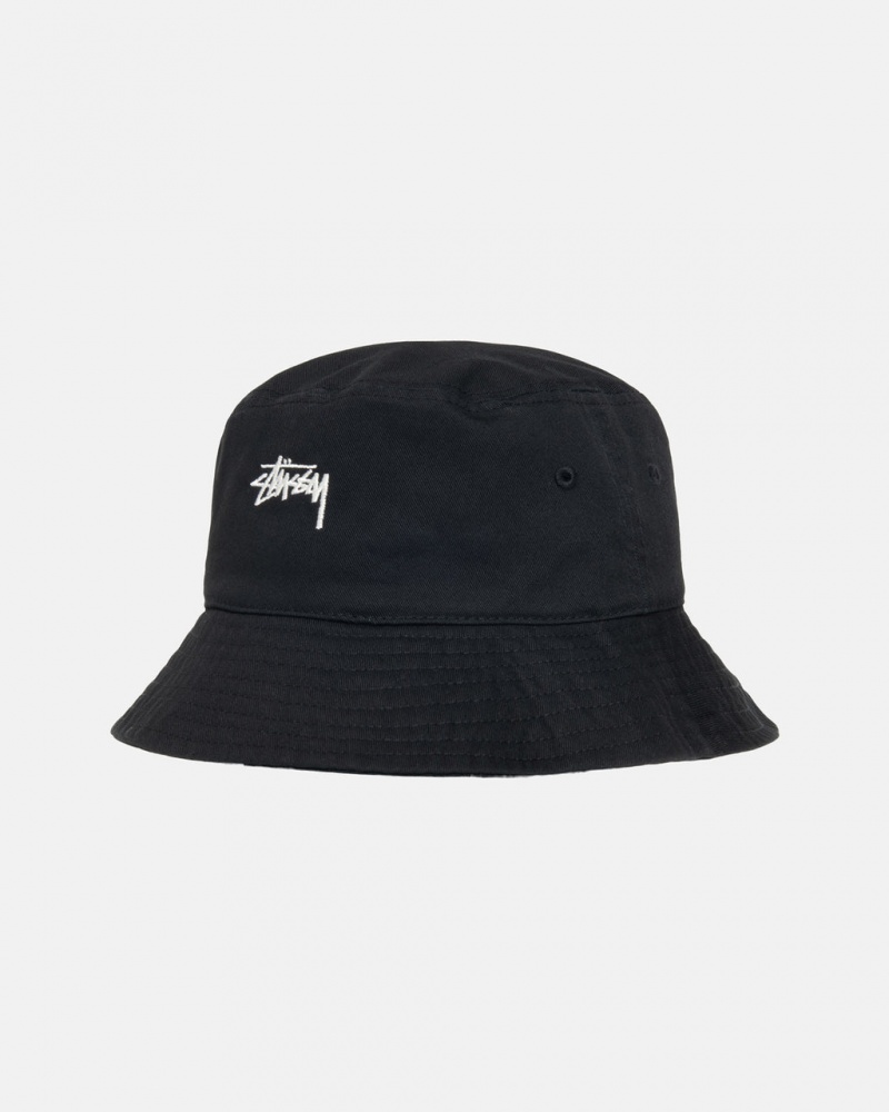 Stussy Stock Bucket Hat - Mens Pretas | FPTUI60277