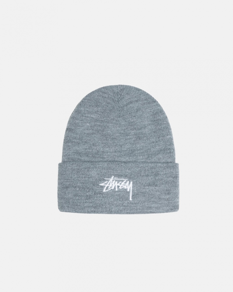 Stussy Stock Cuff Beanie - Unisex Cinzentas | UPTND29888