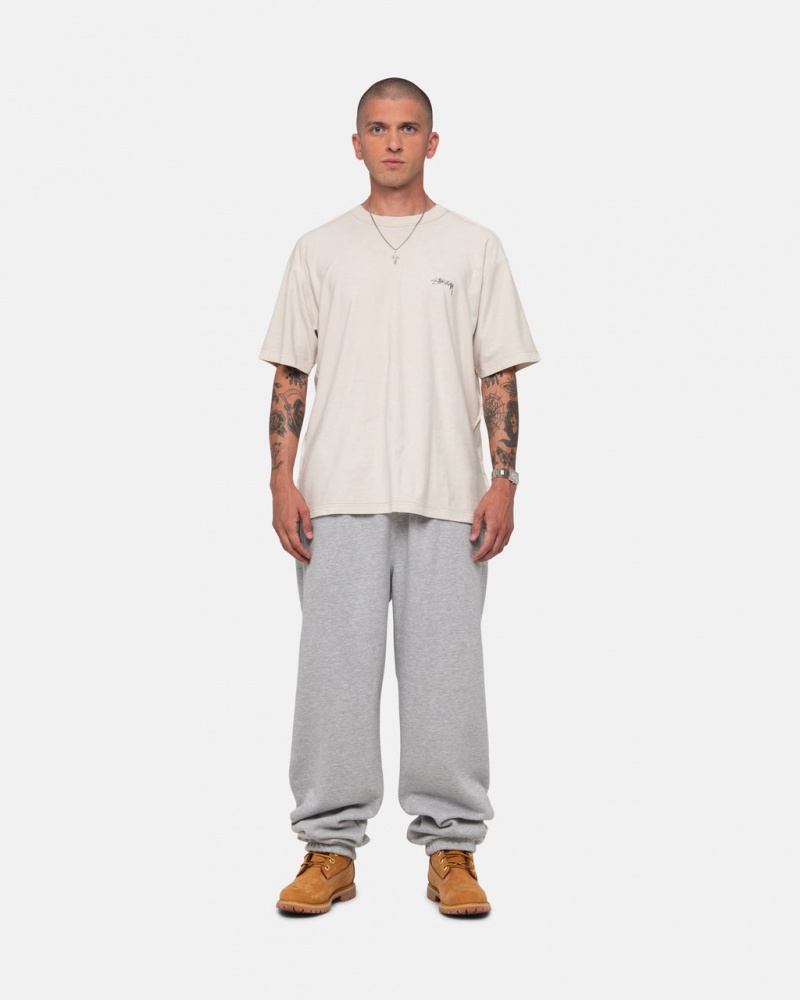 Stussy Stock Logo Sweatpant - Unisex Pants Cinzentas | GPTUC41487