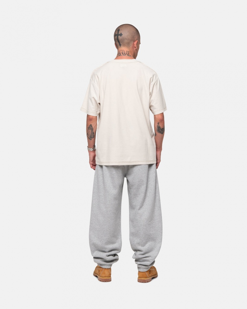 Stussy Stock Logo Sweatpant - Unisex Pants Cinzentas | GPTUC41487