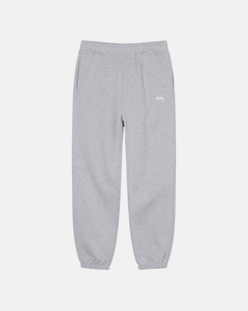 Stussy Stock Logo Sweatpant - Unisex Pants Cinzentas | GPTUC41487